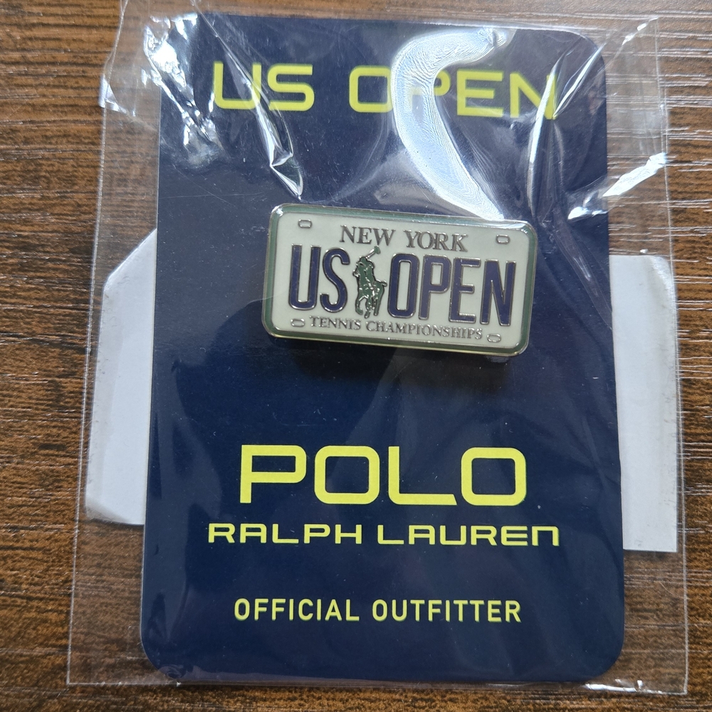 US OPEN PIN by Polo by Ralph Lauren Silver Jewelry Accessory
